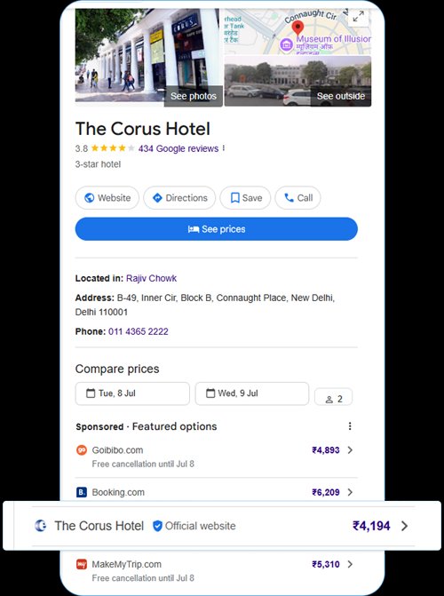Google Hotel Ads